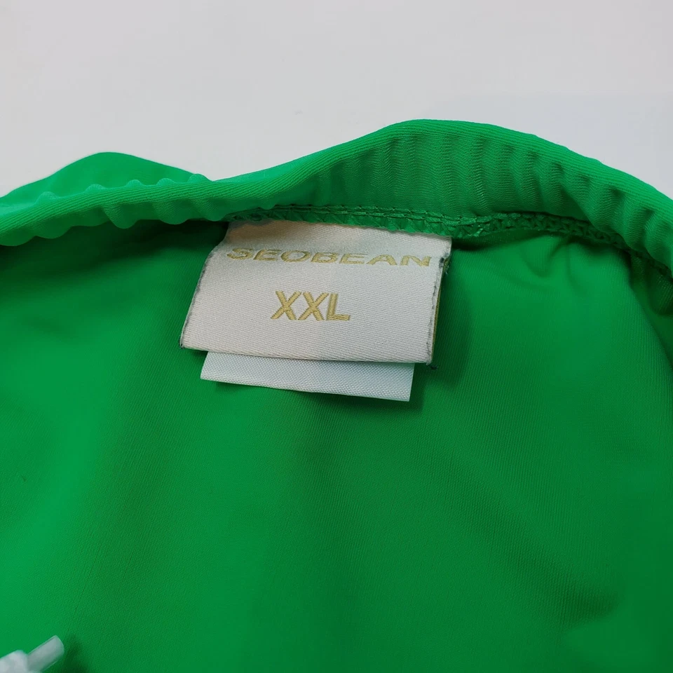 男式 SEOBean 比基尼绿色泳衣 XXL 适合 32 至 36 腰 — 第 4/4 张图片