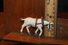 Vintage Cowboy Western Toy Horse White Work