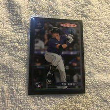 2020 TOPPS TOTAL WAVE 5 #405 DOM NUNEZ *BLACK BORDER #2/5*  ROCKIES