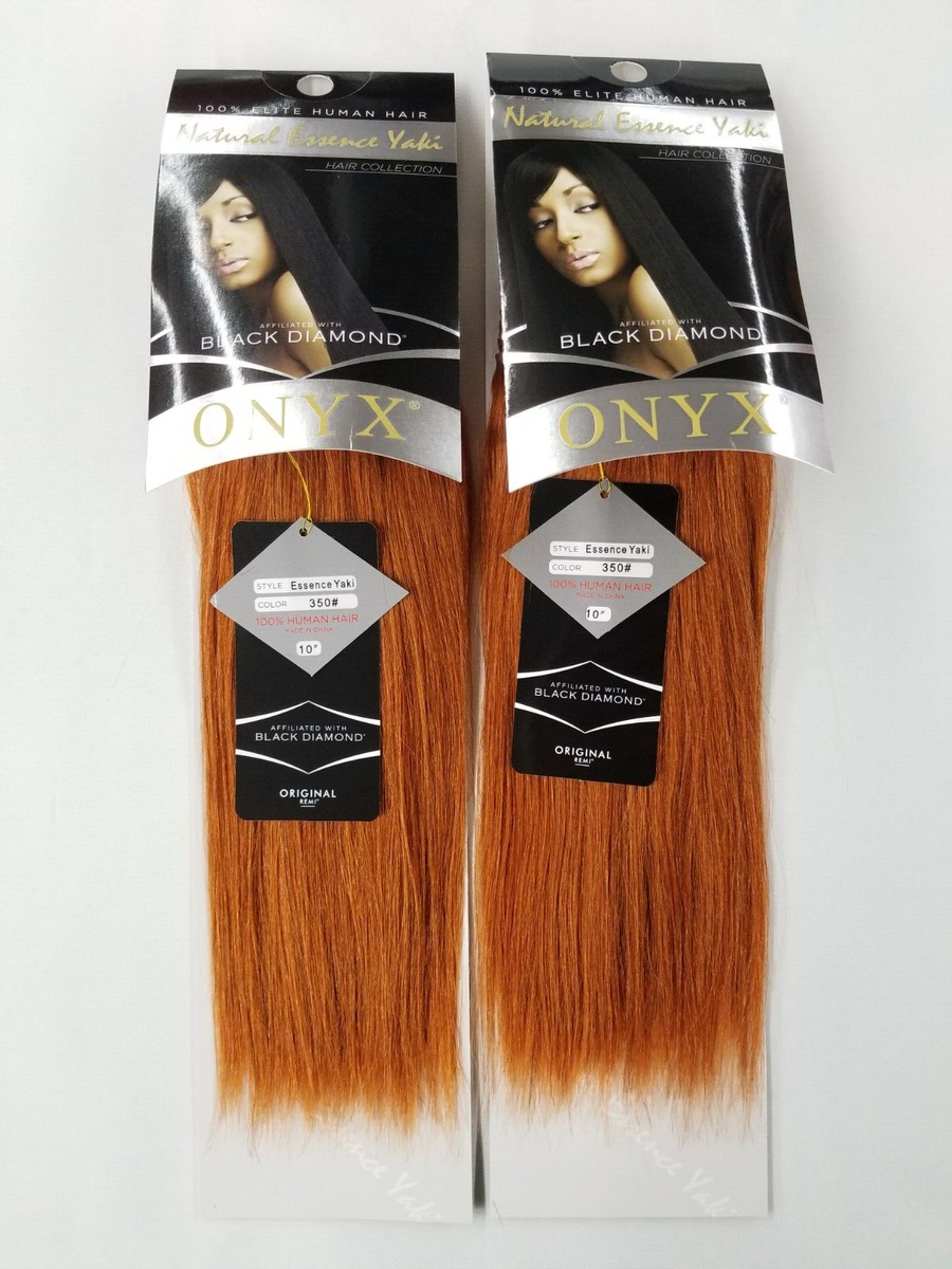 Packs ONYX Black Diamond 100% Human Hair Natural Weave Extension