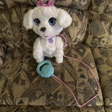 FurReal Friends GoGo My Dancing Pup Pet Plush Interactive Dog White Works. Nice 