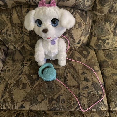 FurReal Friends GoGo My Dancing Pup Pet Plush Interactive Dog White Works. Nice!