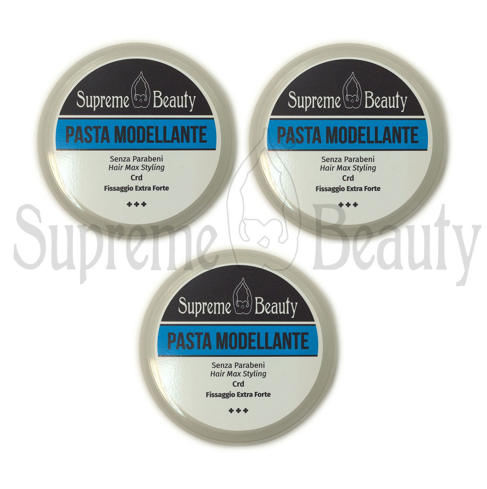 Stock 6x Pasta Capelli Supreme Beauty Extra Forte Parrucchiere Barbiere
