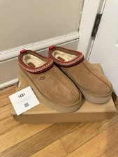 Size 8W -UGG Tazz Women Platform Slipper Chestnut 1122553 CHE(SHIP TODAY!ONHAND)