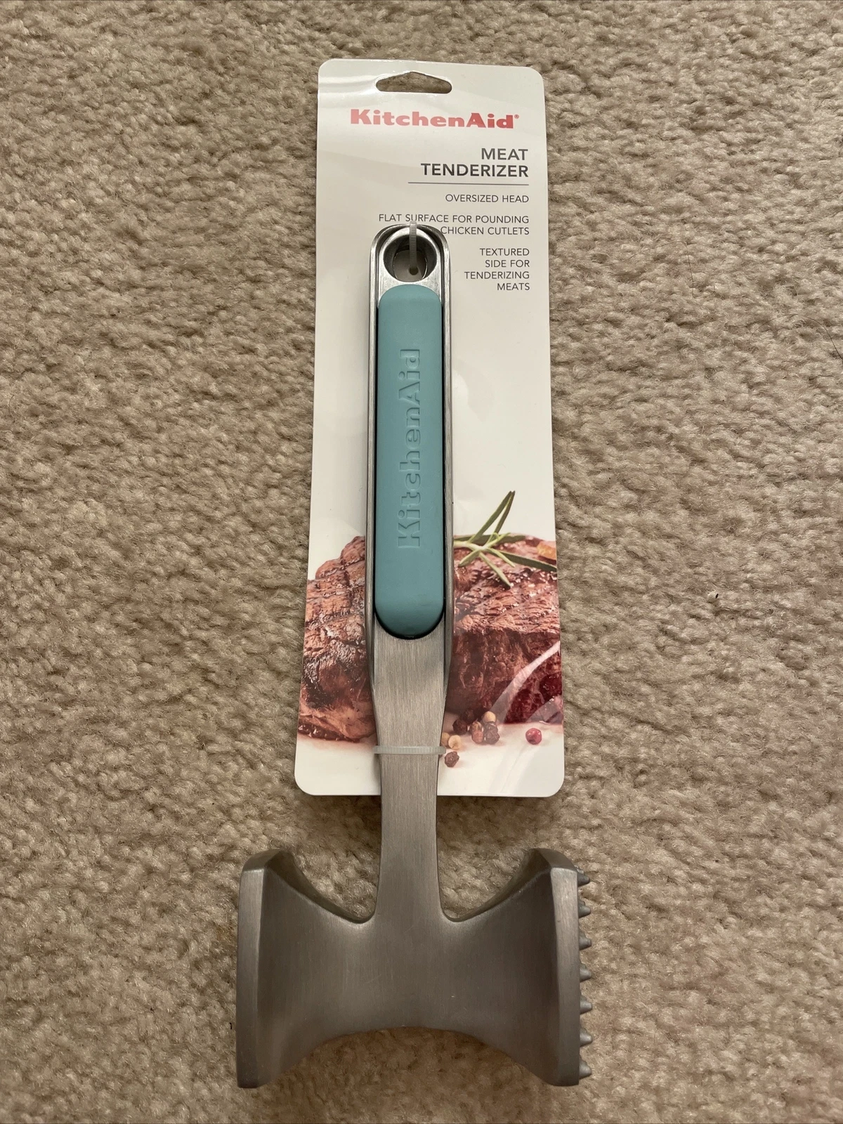 NWT (1x) Kitchenaid Meat Tenderizer - Aqua Sky (KO119OHAQA)