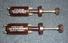 Two Rare Day-Fan Marconi Era Spark Tuning Transformers