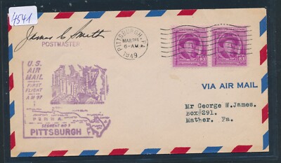 4541) USA FF Pittsburgh Atlantic City signed