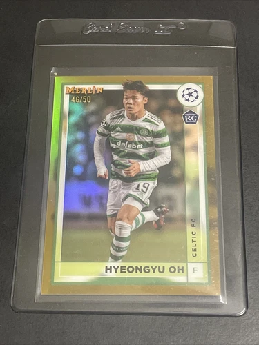 Hyeongyu Oh 2022-23 Topps Merlin Chrome Gold Parallel 46/50
