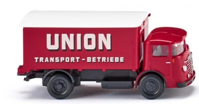 WIKING - UNION TRANSPORT carrier truck - Büssing 4500 4x2 - 1/87 - WIK047603