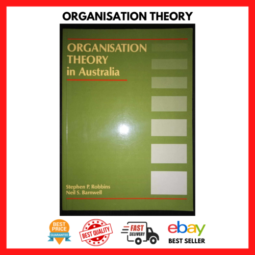 ORGANISATION THEORY IN AUSTRALIA BY ROBBINS VINTAGE RARE BUSINESS COMMERCE BOOK - Picture 1 of 10