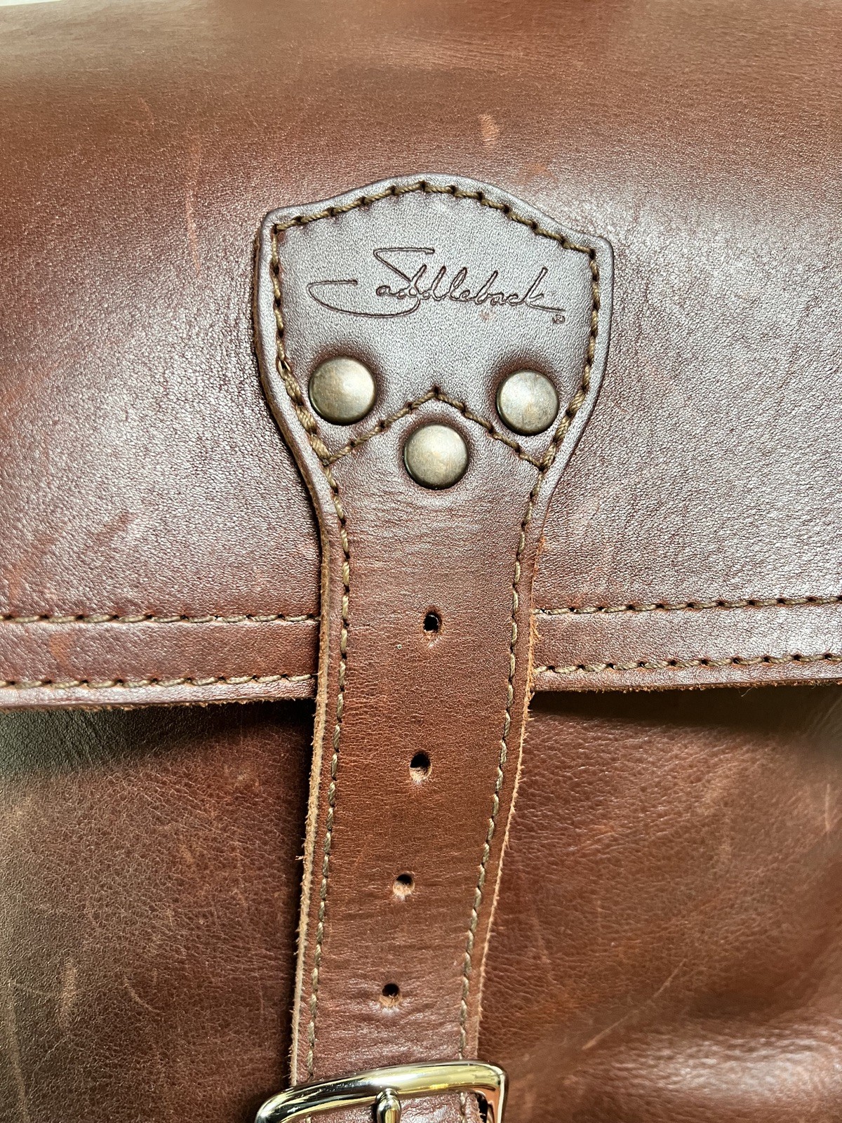 Saddleback Leather Medium Simple Backpack Chestnu… - image 3