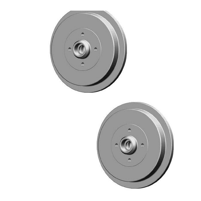Tambour de frein arrière VW Passat à remplacer pour contrôle technique, paire OEM 357501615