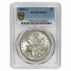 1888O Morgan Silver Dollar $1 PCGS MS 64