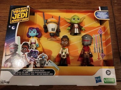 Star Wars Young Jedi Adventures Showdown Pack - 5 Figuren , Yoda , Neu , Ovp