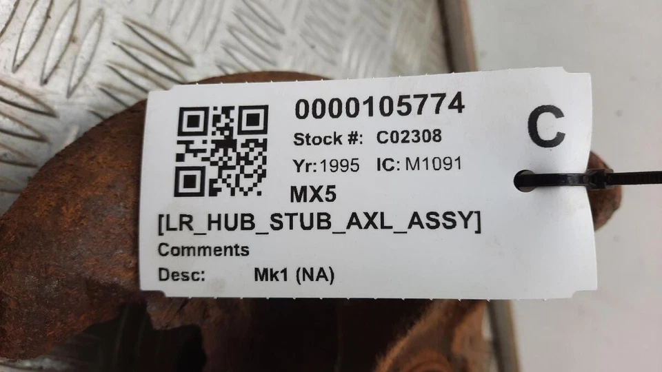 MAZDA MX5 MK1 LR_HUB_STUB_AXL_ASSY Foto 3 de 4