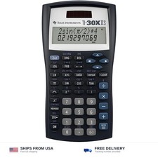 TI-30XIIS Scientific Calculator, Black