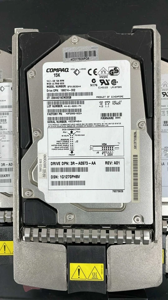 Compaq Proliant 18GB 15K SCSI HOT SWAP HARD DRIVE With TRAY f 1850R DL380 G2 G3 - Image 4 of 4