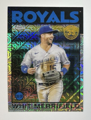 2021 Topps Chrome Series Two Silver Pack #86TC-43 Whit Merrifield ‘86 ...