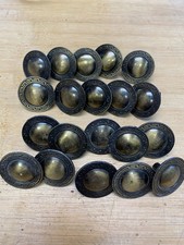 20 VINTAGE NOS CABINET DOOR KNOBS WITH DESTRESSED FINISH MADE IN JAPAN