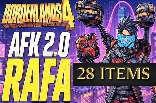 Borderlands 4 RAFA AFK 2.0 AUTO CANNON 28 ITEMS! POST NERF UPDATED PS5/XBOX/PC
