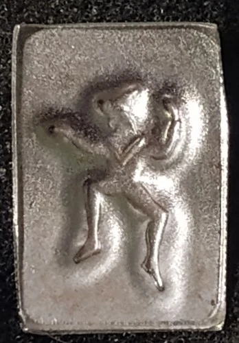 .999 Fine Silver Art Piece – High Relief Bar Style – Unique Handmade Jester
