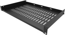 1U Disassembled Vented Cantilever Server Rack Mount Shelf 12" 305mm Depth