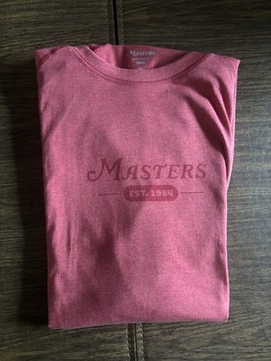 Masters Golf Long Sleeve T-Shirt Augusta National Size 2XL New with Tags Red