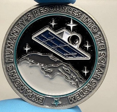 US Space Force Challenge Coin Expanding Humanity's Resources