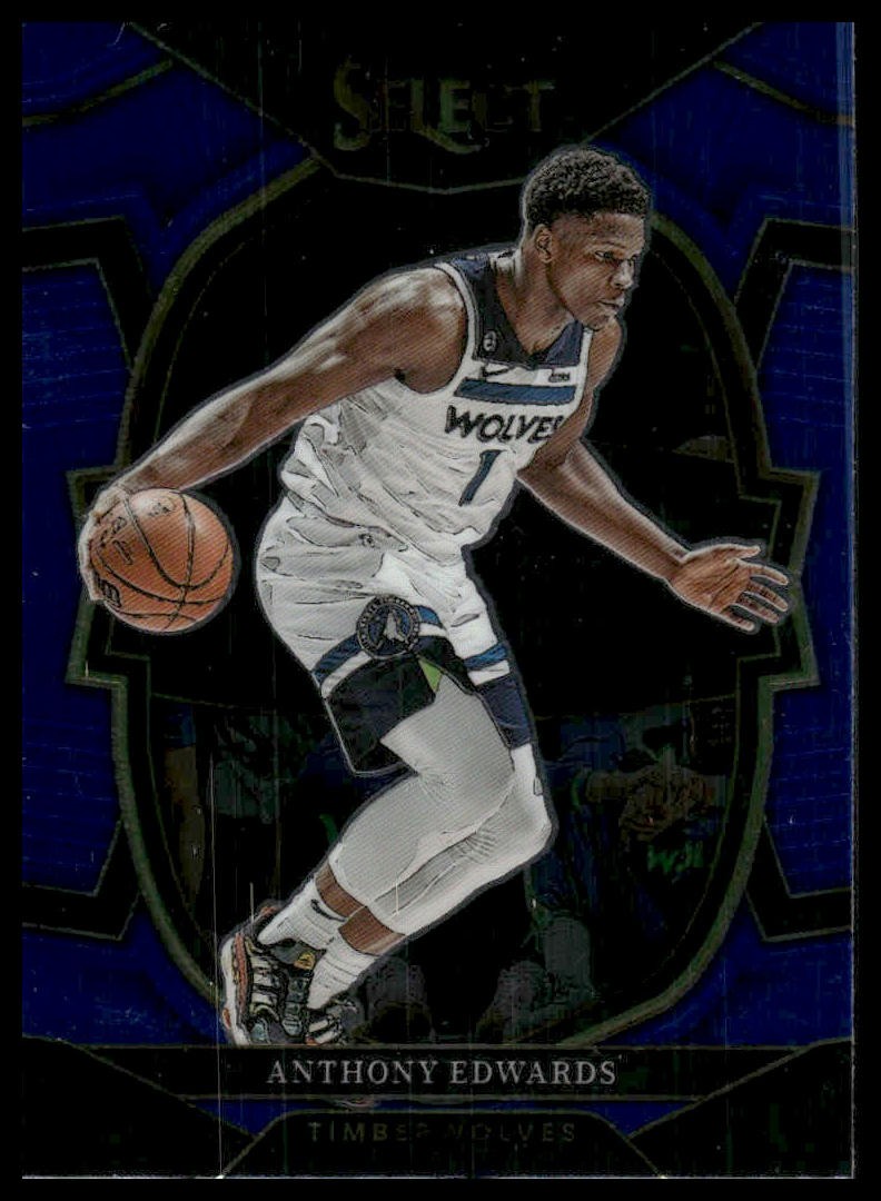 2022-23 Panini Select #46 Anthony Edwards Blue (Retail Base)