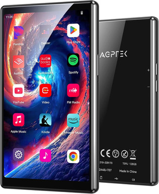 5'' 128GB MP3 Player with Bluetooth and Wifi, T09 Touch Screen Andriod 13 Music