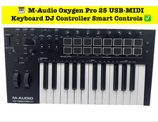 🎹  M-Audio Oxygen Pro 25 USB-MIDI Keyboard DJ Controller Smart Controls ✅