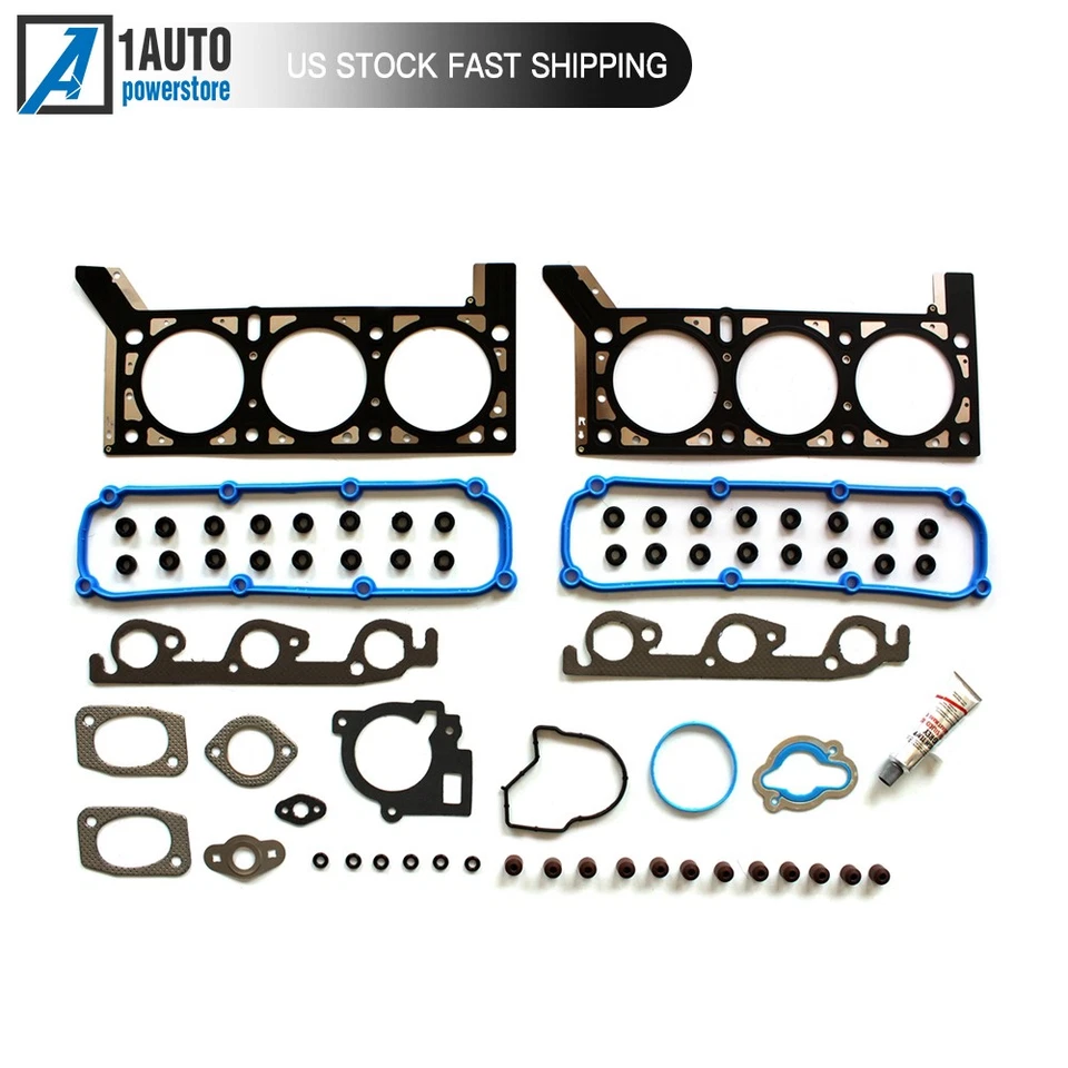 Juego de juntas de culata para Chrysler Pacifica Dodge Volkswagen Routan 2004-2010 3,8 L Foto 2 de 4