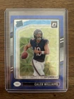 2024 Panini Donruss Optic Rated Rookie Caleb Williams #201 Blue Scope Prizm (RC)