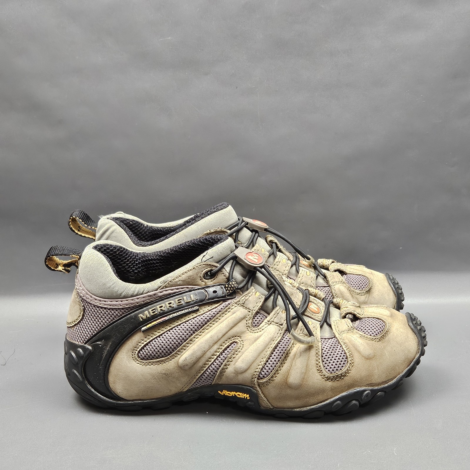 Scarpe Merrell Chameleon Elasticizzate Uomo Taglia 9 Marrone Vibram Escursionismo Trail Outdoor