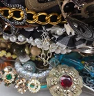 Costume Jewelry Lot Vintage Modern Mixed Wear Craft Resell 6 LB