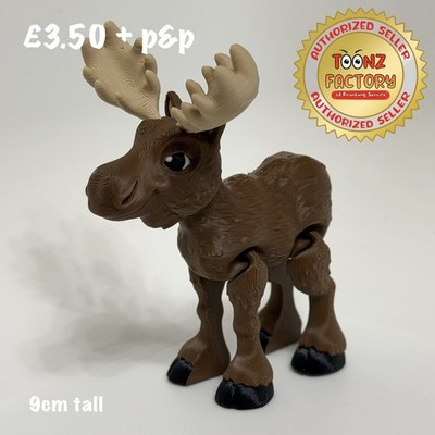 3D gedruckter Mini Elch Zappeln