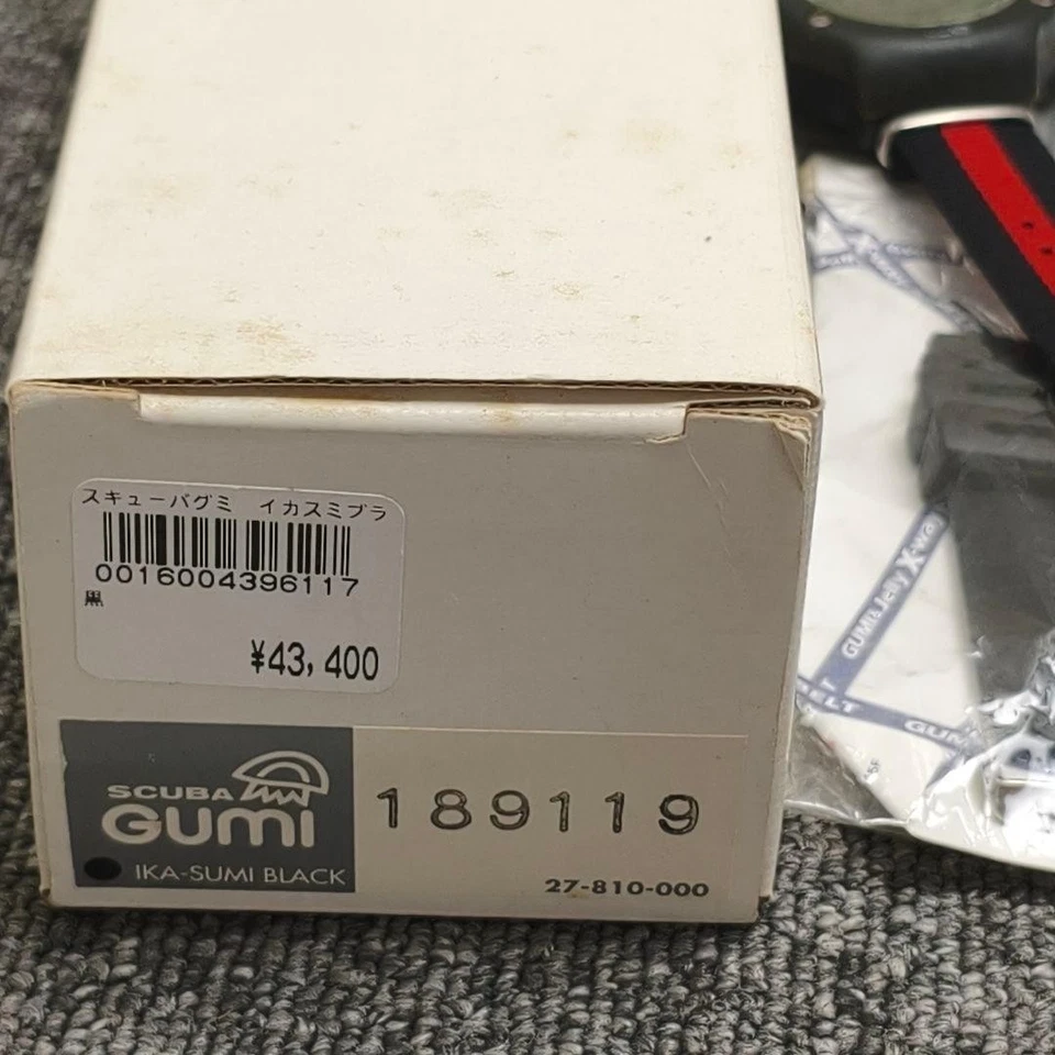 Computadora de buceo Scubapro correa negra/roja usada funcionando auténtico equipo de snorkel Foto 2 de 4