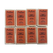 LOT OF 8 Shea Moisture Coconut  Hibiscus Shea Butter Soap Bar For Dull Skin 8oz