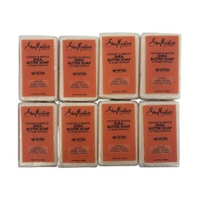 LOT OF 8 Shea Moisture Coconut & Hibiscus Shea Butter Soap Bar For Dull Skin 8oz