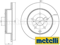 2X Bremsscheibe Metelli 23-1012C 2 Bremsscheiben Hinterachse Hinten FüR Toyota