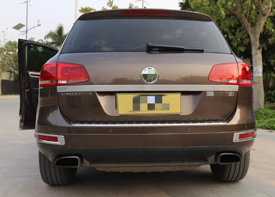 Stainless steel Tail Rear Trunk Lid Cover Trim For Volkswagen Touareg 2011-2018 - Image 4 of 4