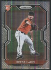 2021 Panini Prizm #14 Keegan Akin RC Baltimore Orioles 1551