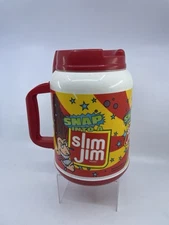 Slim Jim 64 oz Travel Mug Snap-on Swivel Lid Whirley 2000 Cup JUMBO Jug Water 