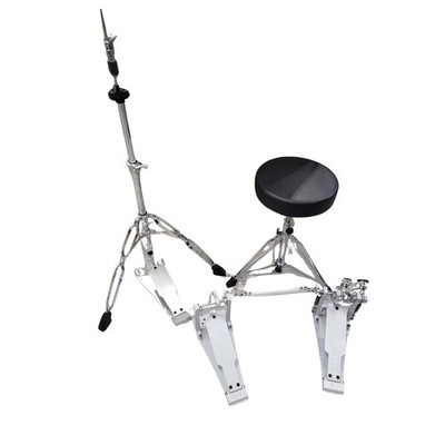Big Bang Tone Double Bass Drum Pedal + Hi Hat Stand + Throne for Roland Electric