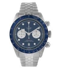 Tudor Black Bay Chrono 79360B Blue Dial Steel 41MM Men's Automatic Sept. 2025