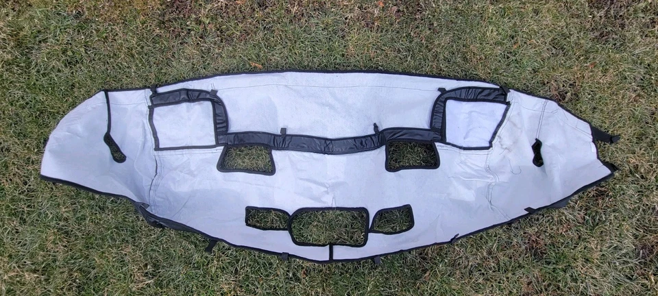 VTG Pontiac Firebird Black Leather Bra Car Mask 82 83 84 85 86 87 88 89 98 91 92 - Image 3 of 4