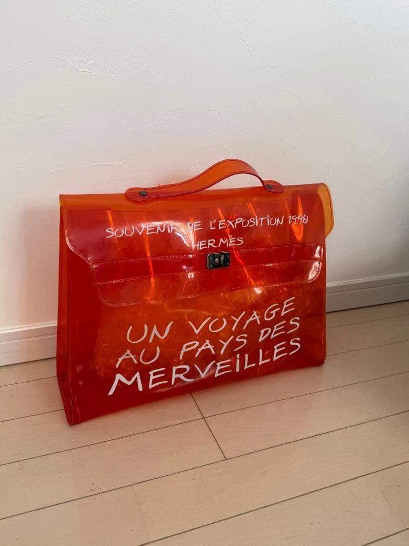 Hermes Clear Kelly Bag for sale | eBay
