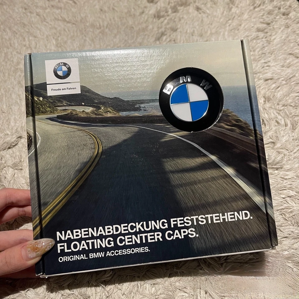 Brand New BMW Floating Alloy Wheel Center Hub Caps Set Of 4 68mm NEW 36122455268 - Image 2 of 4