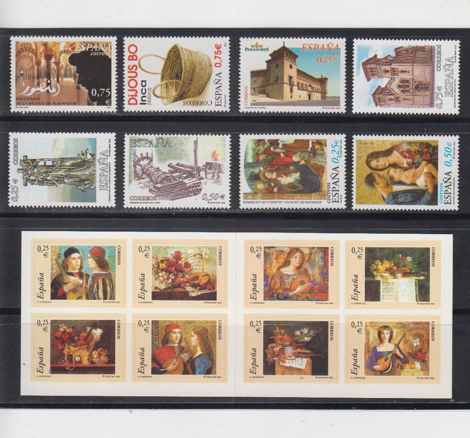 SPAIN 2002 COMPLETE YEAR SET MINT NEVER HINGED MNH (SEE 9 PICTURES) - Image 3 of 4