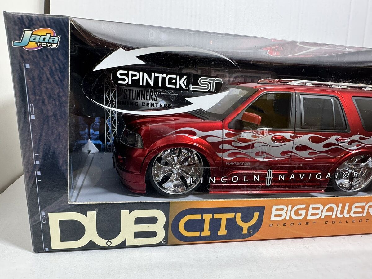 JADA DUB BIG BALLERS LINCOLN NAVIGATOR RED 1:18 DIECAST MODEL CAR NEW IN BOX